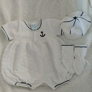 Baby Boys Sailor Romper